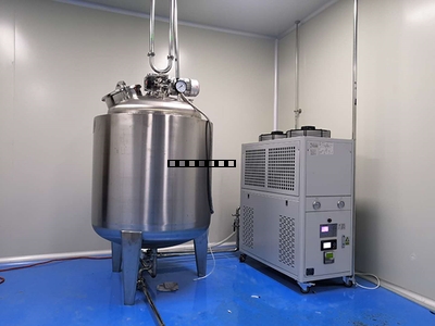 化工反應釜冷水機使用現場